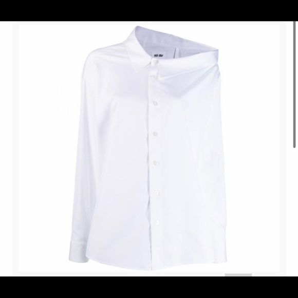 DECONSTRUCTED OFF-THE-SHOULDER SHIRT  EACH OTHER - Picture 2 of 9